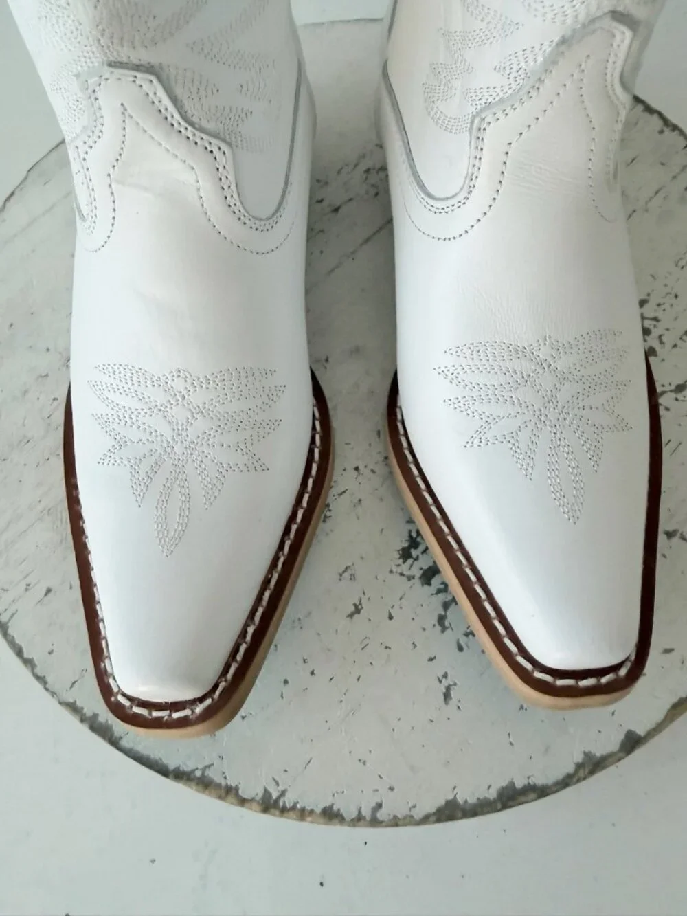 Lane Smokeshow Girls White Cowboy Boots Size 5 Western Cowgirl Kids Childrens